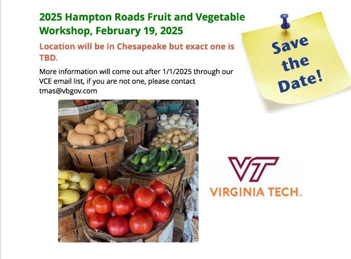 Fruit and Vegetable Workshop 2025
